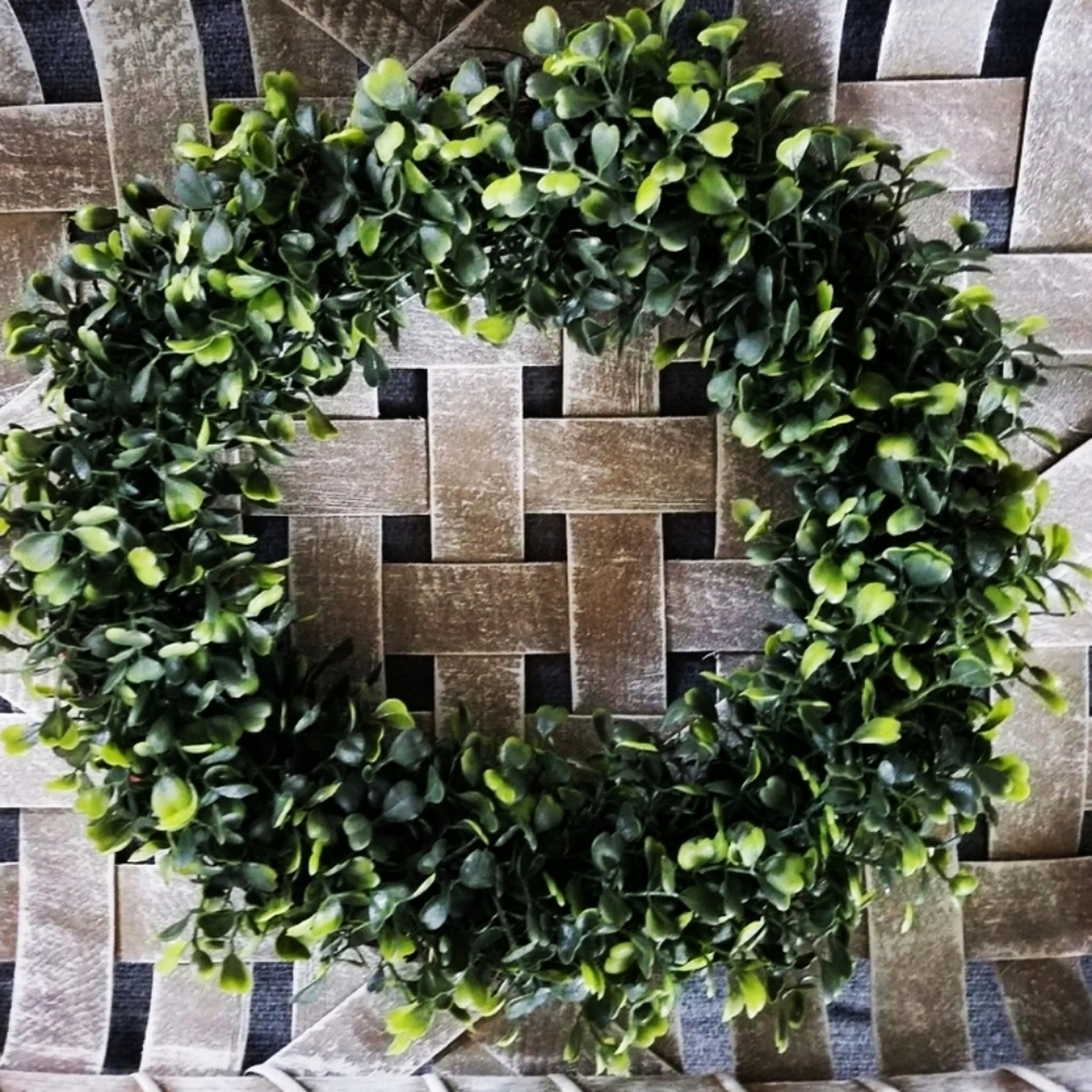 Farmhouse Shabby rustic 13" wreath